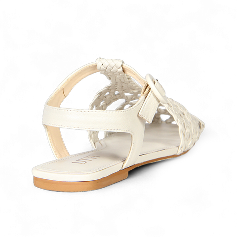Sandália Fisherman Puglia Tressê Off White