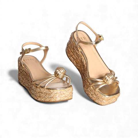 Sandália Luna Dourada