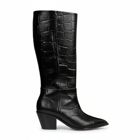 Bota Blair em Maxi Croco Preto