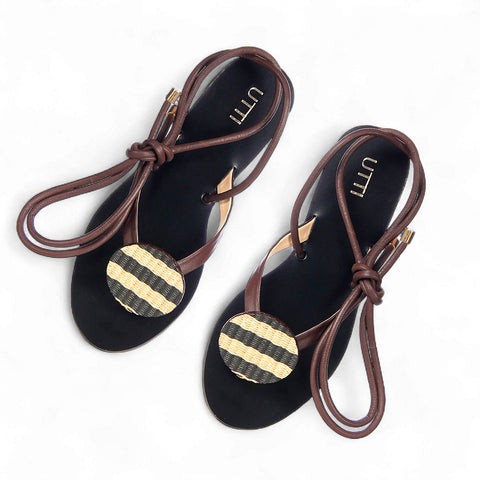 Sandália Rasteira Amalfi Café