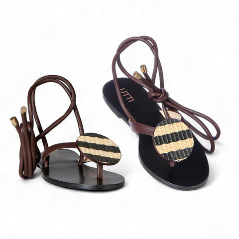 Sandália Rasteira Amalfi Café