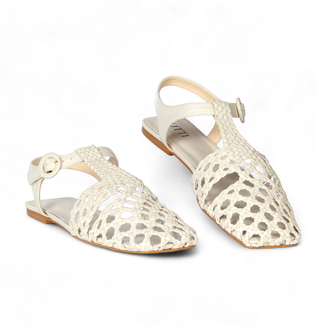 Sandália Fisherman Puglia Tressê Off White