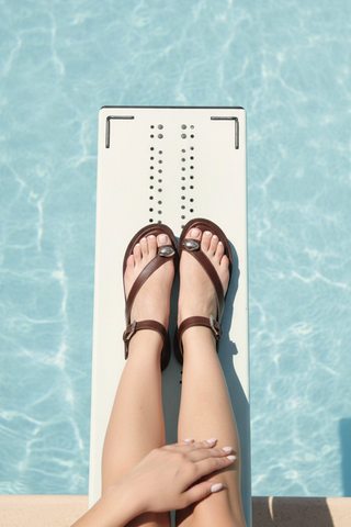 Sandália Rasteira Cléo Café