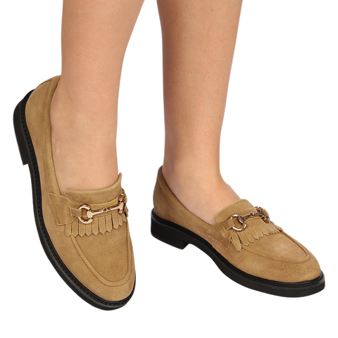 Mocassim Victoria Camelo