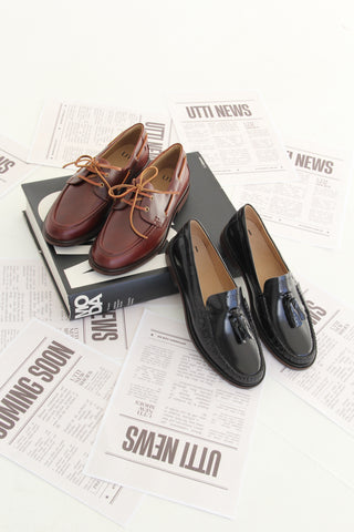Mocassim Chloe em Couro Verniz Preto