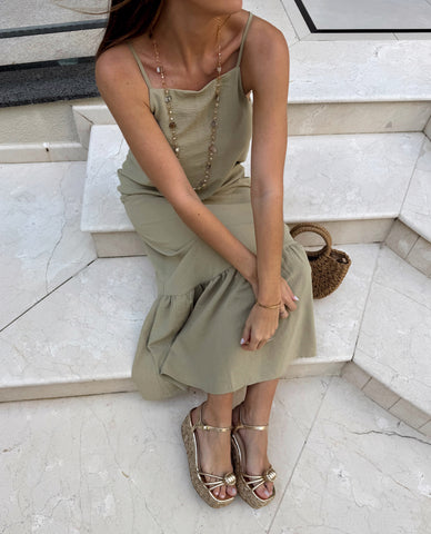 Sandália Luna Dourada