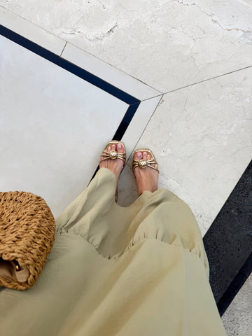 Sandália Luna Dourada