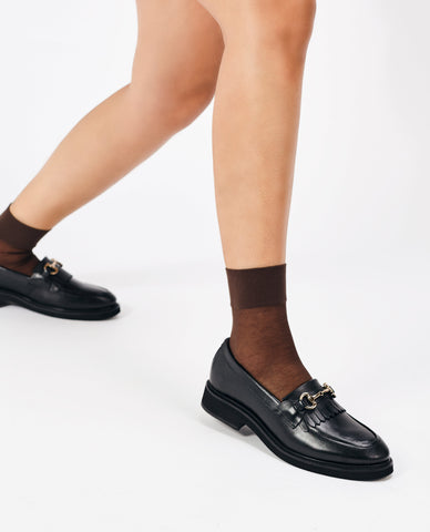 Mocassim Victoria Preto