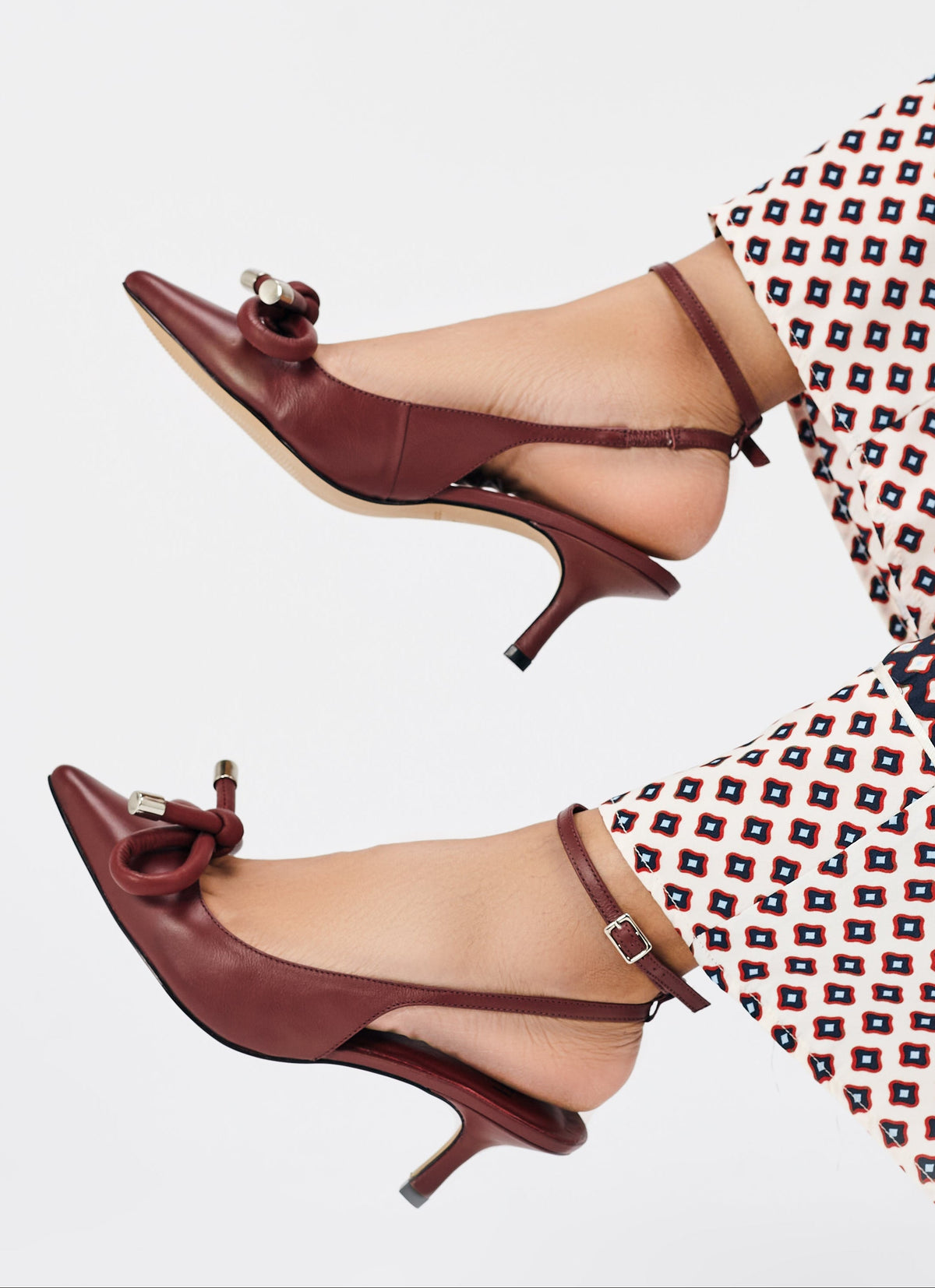 Scarpin Slingback Verona Vinho