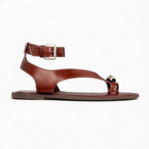 Sandália Rasteira Cléo Café