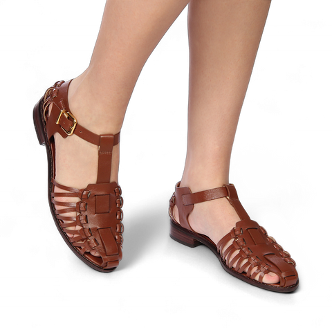 Sandália Fisherman Roma Marrom