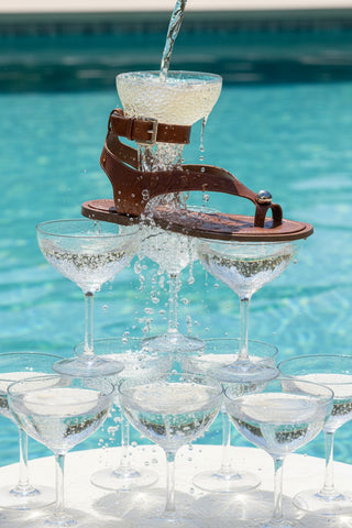 Sandália Rasteira Cléo Café