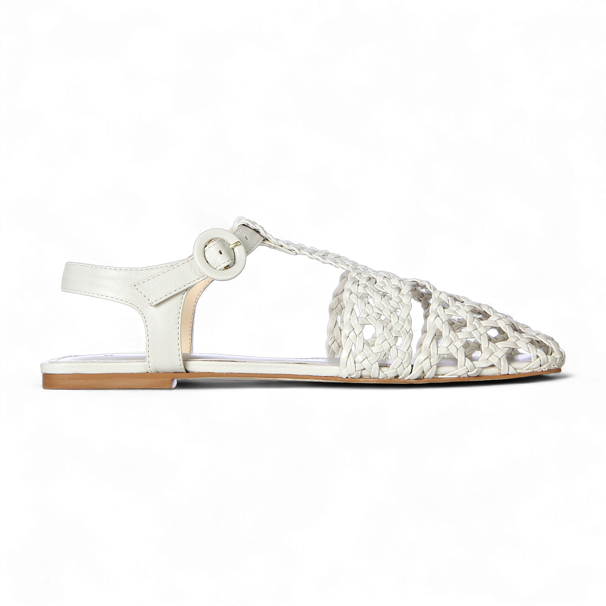 Sandália Fisherman Puglia Tressê Off White