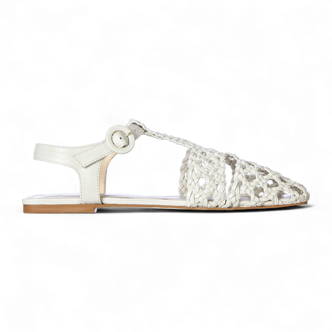 Sandália Fisherman Puglia Tressê Off White