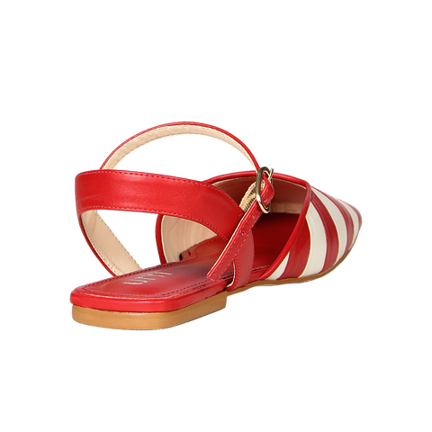 Sapatilha Bicolor Caramella Vermelho e Off white PRÉ-VENDA